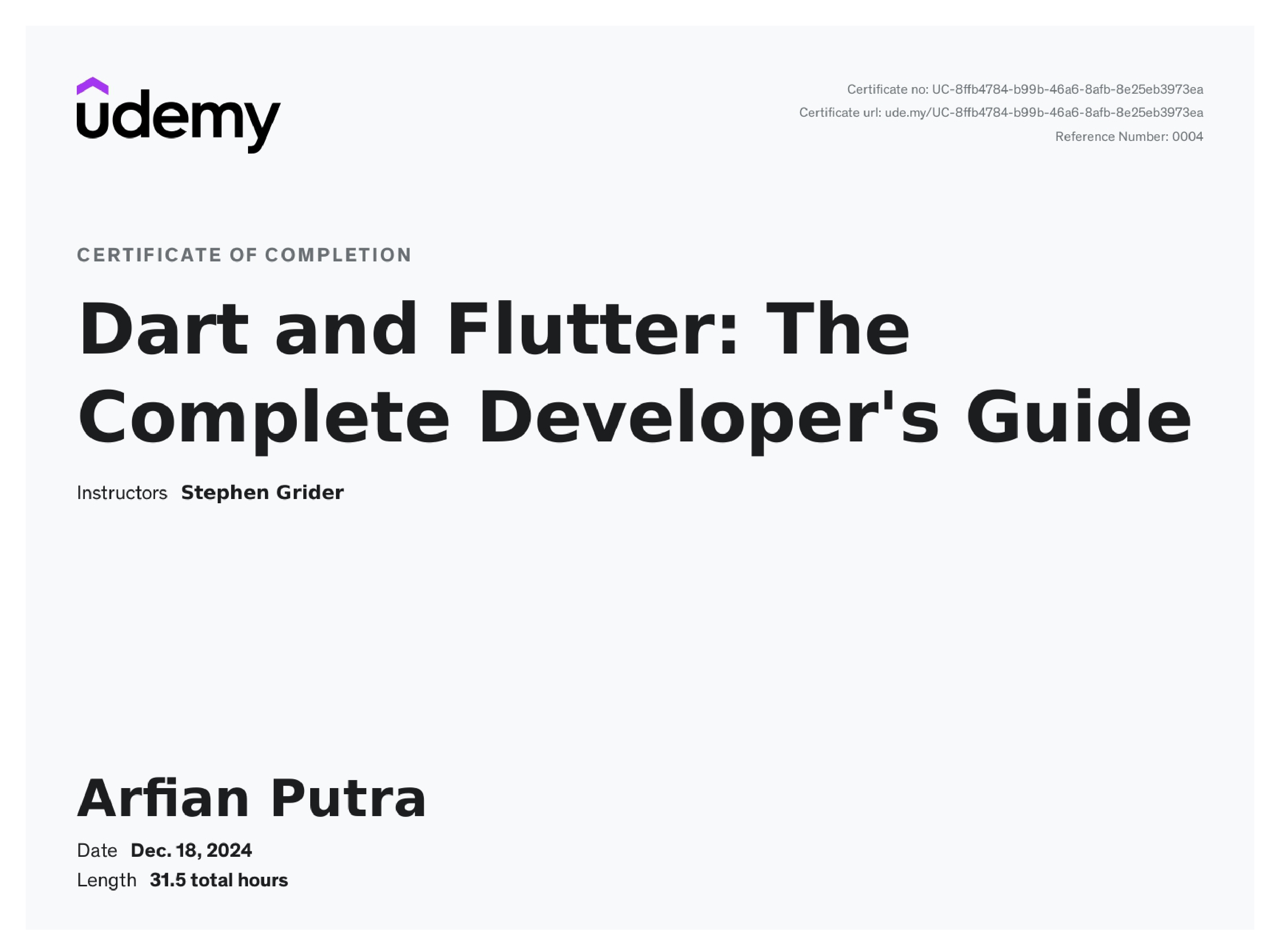 Dart and Flutter